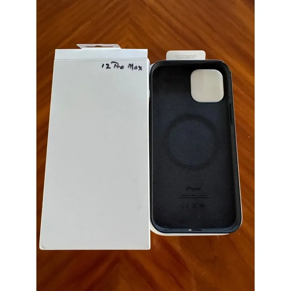 Apple Certified Phone Case Black Silicone for iPhone 12 Pro Max Used
